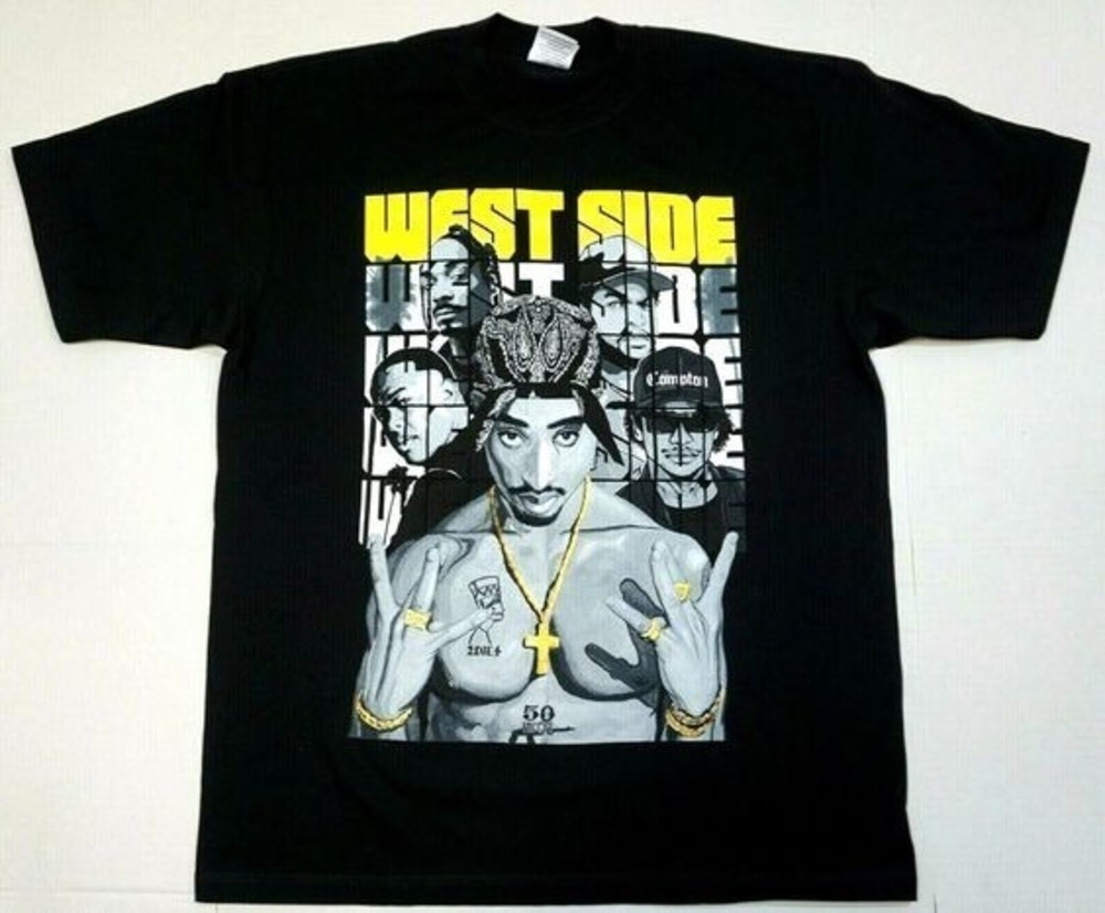 2Pac WEST SIDE T-shirt Tupac Shakur